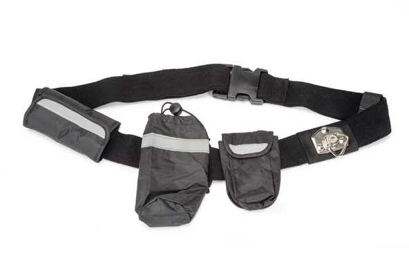 Beeztees Köpek Yürüyüş ve Koşu Şok Emicili Gezdirme Kayışı ve Bel Kemeri, Siyah, 100-130cm, 25mm - Resim 3