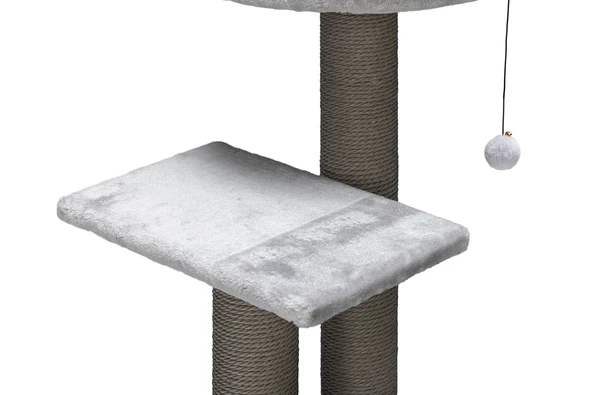 Beeztees Kedi Tırmalama, Gri, 50x50x92cm - Resim 9