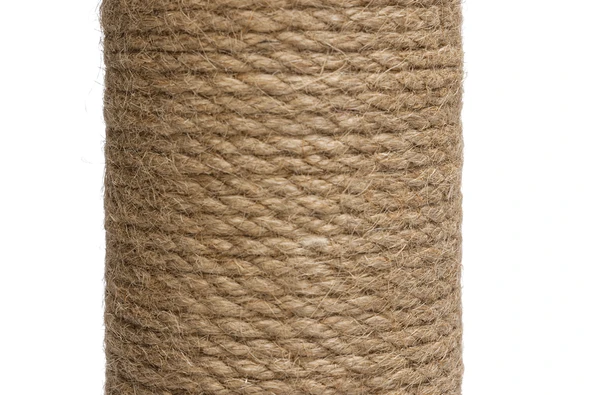 Beeztees DBL Kedi Tırmalama ve Oyuncağı, Açık Gri, 35x35x50cm - Resim 8