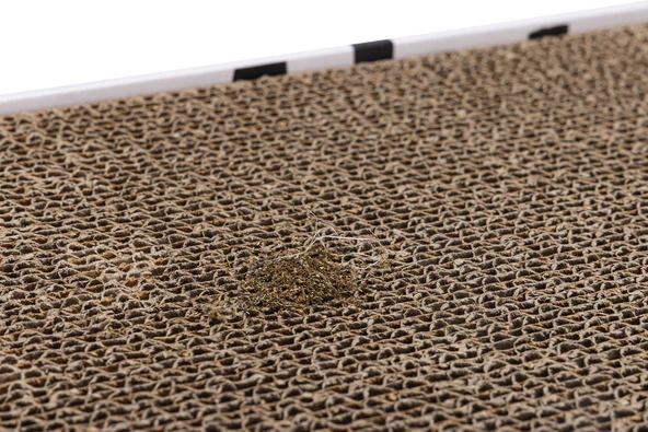 Beeztees Kedi Karton Tırmalama Kutusu ve Kediotu, 47x24x4,5cm - Resim 3