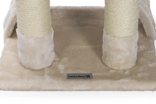 Beeztees Kedi Tırmalama, Krem, 35x35x82cm - Resim 10