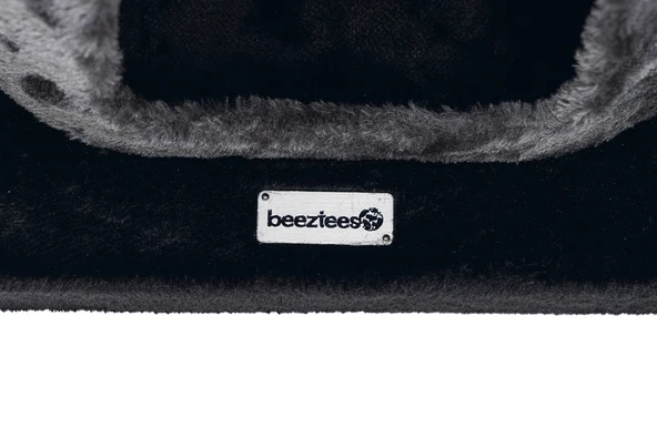 Beeztees Kedi Tırmalama ve Oyun Evi, Siyah/Gri, 50x50x120cm - Resim 8