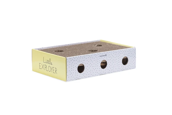 Beeztees Yavru Kedi Karton Tırmalama ve Oyuncağı, 25x42x10cm - Resim 11