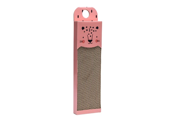 Beeztees Kedi Karton Tırmalama, Pembe, 45cm