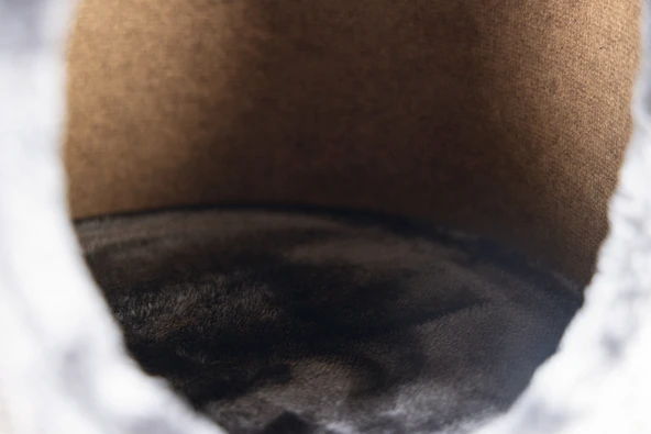 Beeztees Kedi Tırmalama ve Oyun Evi, Gri, 37x70cm - Resim 5