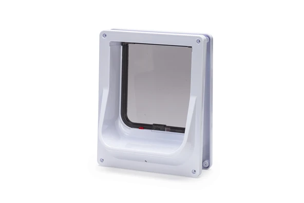 Beeztees CatMate Kedi Kapısı, Magnet İle Özel Girişli, Çift Yönlü, 2 fonksiyonlu, Kilitli, Beyaz, 24 - Resim 2