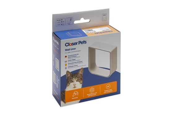 Beeztees CatMate 410507 ve 410611 Kedi Kapısı, Genişletme Tüneli 17x16x6,5cm - Resim 2