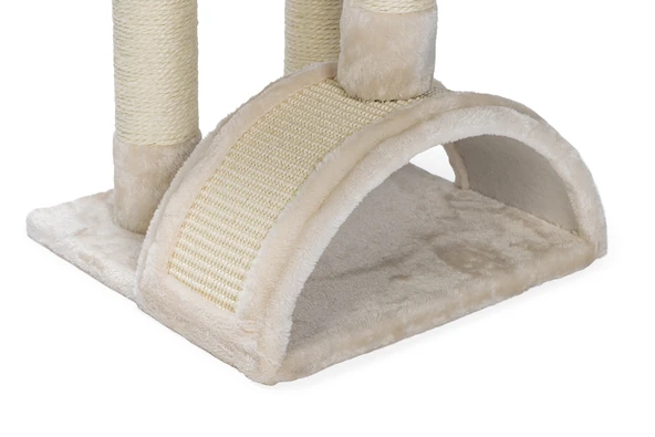 Beeztees Kedi Tırmalama, Krem, 35x35x82cm - Resim 2