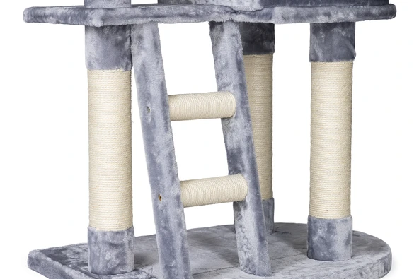 Beeztees Kedi Büyük Tırmalama ve Oyun Evi, 70x50x220-260cm - Resim 8