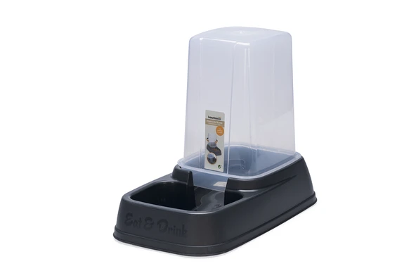 Beeztees Köpek Depolu Mama Su Kabı, Plastik, 33,5x20x27cm, 3,7L - Resim 7