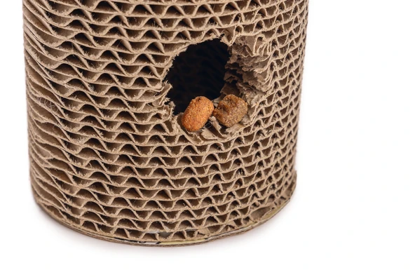 Beeztees Kedi Oyuncağı, Karton Silindir ve Püskül, 23x10x10cm - Resim 4