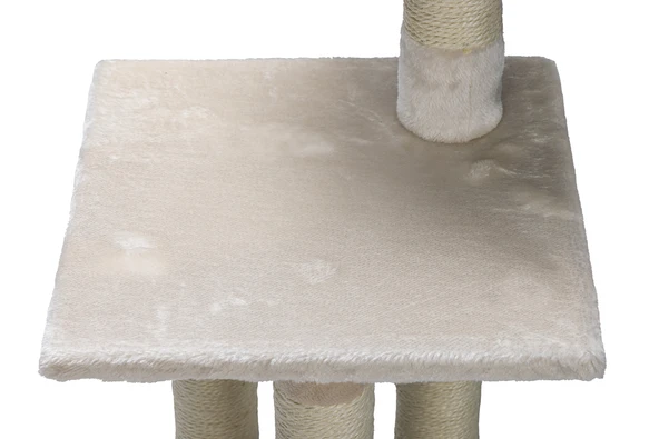 Beeztees Kedi Tırmalama, Krem, 35x35x82cm - Resim 11