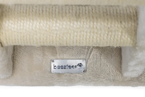 Beeztees Kedi Tırmalama, Krem, 40x35x82x110cm - Resim 6