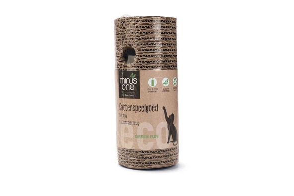 Beeztees Kedi Oyuncağı, Karton Silindir ve Püskül, 23x10x10cm - Resim 5