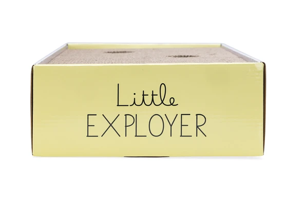 Beeztees Yavru Kedi Karton Tırmalama ve Oyuncağı, 25x42x10cm - Resim 3