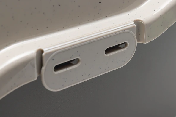 Beeztees Kapalı Kedi Tuvaleti, Koku Filtreli, Bej Gri, 56x39x39cm - Resim 3