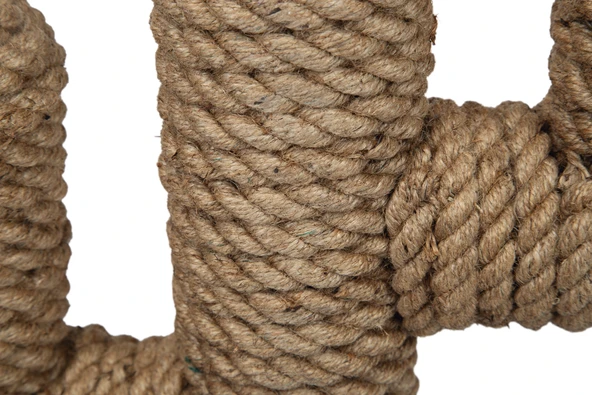 Beeztees DBL Kedi Tırmalama, Boz Kahverengi, 35x35x60cm - Resim 5