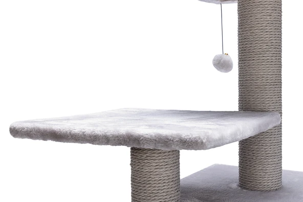 Beeztees Kedi Tırmalama, Gri, 45x34x70cm - Resim 11