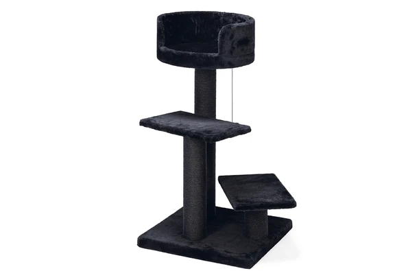 Beeztees Kedi Tırmalama, Siyah, 50x50x92cm - Resim 7