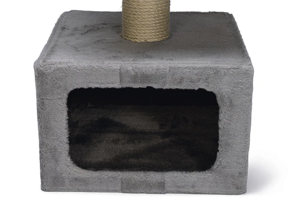 Beeztees Kedi Tırmalama, Gri, 38x38x91cm - Resim 9