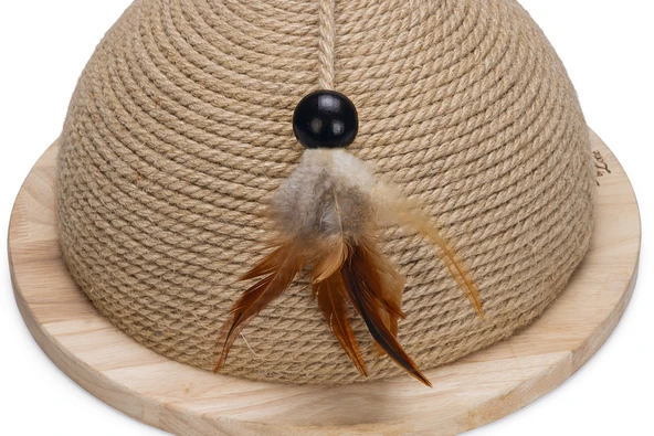 Beeztees DBL Kedi Tırmalama ve Oyuncağı, 34,5x34,5x18cm - Resim 5