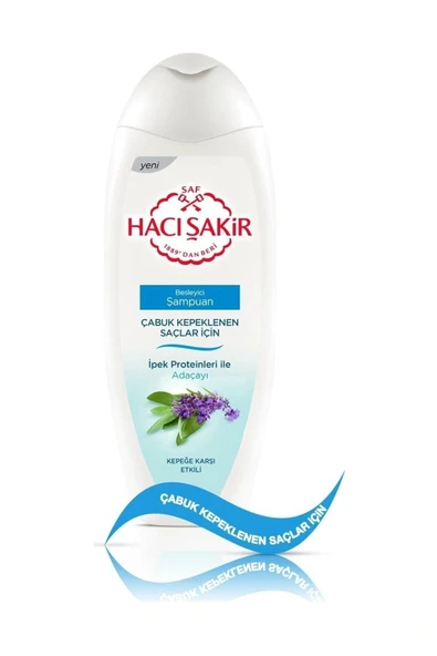 Hacı Şakir Şampuan 500ml Adaçayı - Kepek - 1