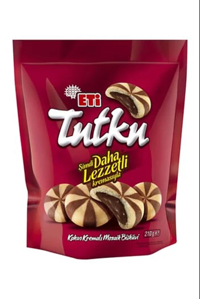 Eti Tutku Kakao Kremalı Mozaik Bisküvi 210 Gr ürün görseli