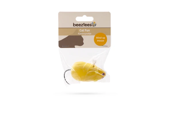 Beeztees Kedi Oyuncağı, Kurmalı Fare, Çeşitli Renklerde, 6,5x5x3cm - Resim 2