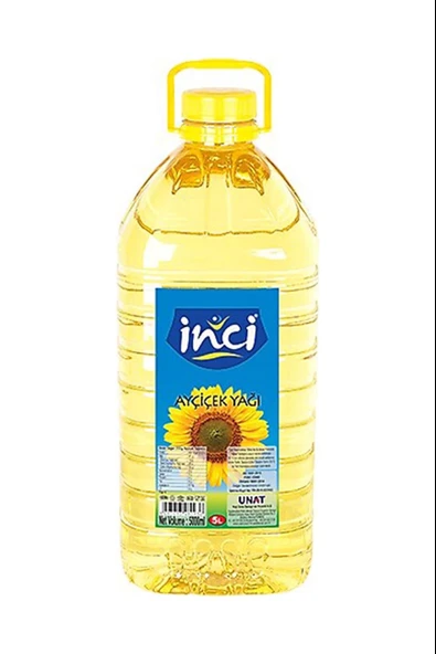 İnci Ayçiçek Yağı Dar Pet 5Lt