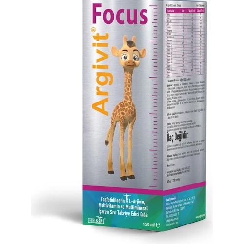 Argıvıt Focus Surup 150 Ml