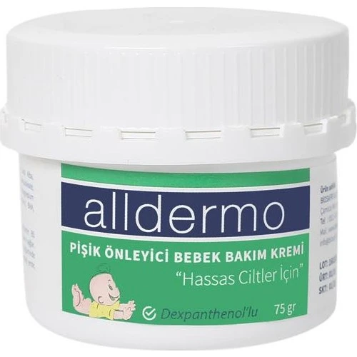 Alldermo Pişik Önleyici Krem 75Gr