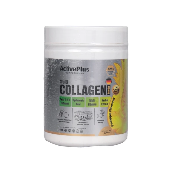 Actıve Plus Pıneapple Multı Collagen Powder 30*10 Gr