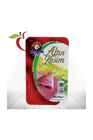 Şahin ALtın Kesim Et Salam Dili Mlenmiş 35  Gr
