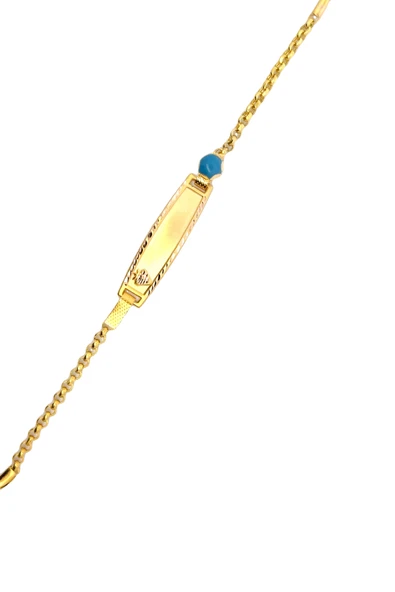 Cigold Taşlı Çocuk Bileklik 14 Ayar Altın 1.90 Gr OA-C11303029269 - 4
