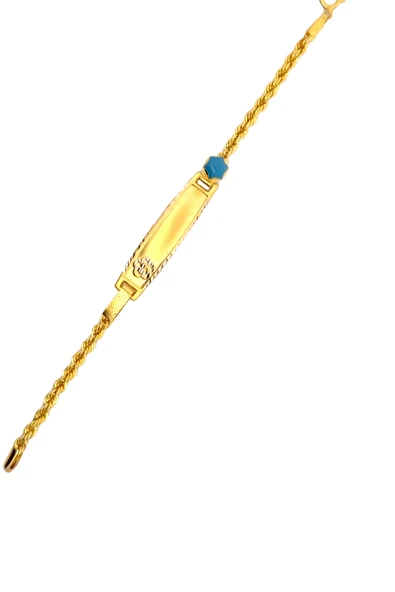 Cigold Taşlı Çocuk Bileklik 14 Ayar Altın 1.85 Gr OA-C11203029268 - 4