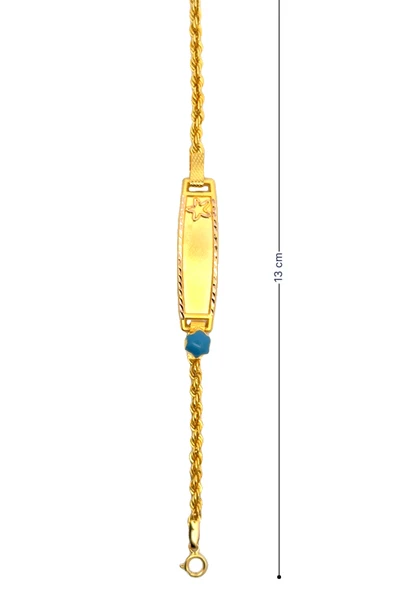 Cigold Taşlı Çocuk Bileklik 14 Ayar Altın 2.00 Gr OA-C11303029267