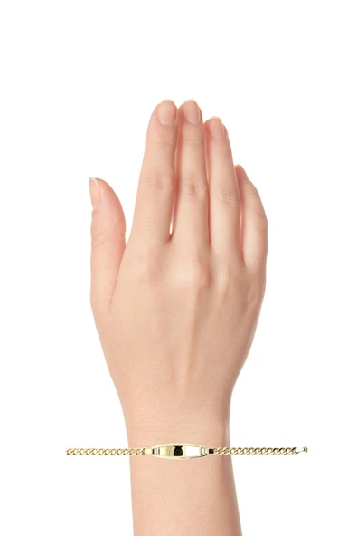 Cigold Taşsız Çocuk Bileklik 14 Ayar Altın 3.89 Gr OA-C11603029271 - 2