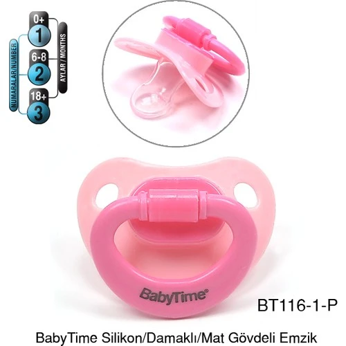 Babytıme 116 Sılıkon Damaklı Emzık No:1 Mat Govdelı