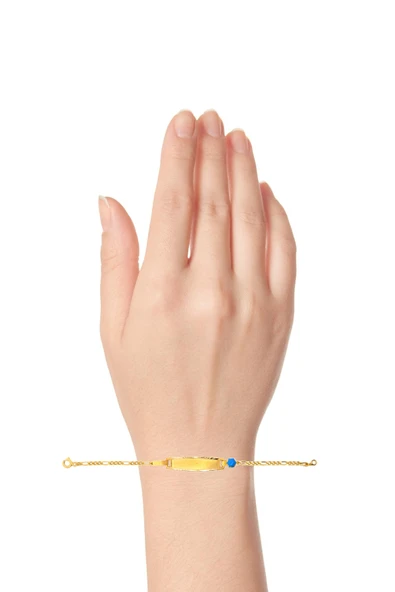 Cigold Taşlı Çocuk Bileklik 14 Ayar Altın 1.50 Gr OA-C11303029262 - 2