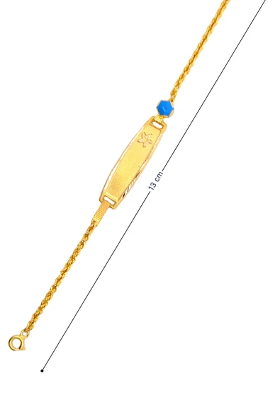 Cigold Taşlı Çocuk Bileklik 14 Ayar Altın 1.50 Gr OA-C11303029263
