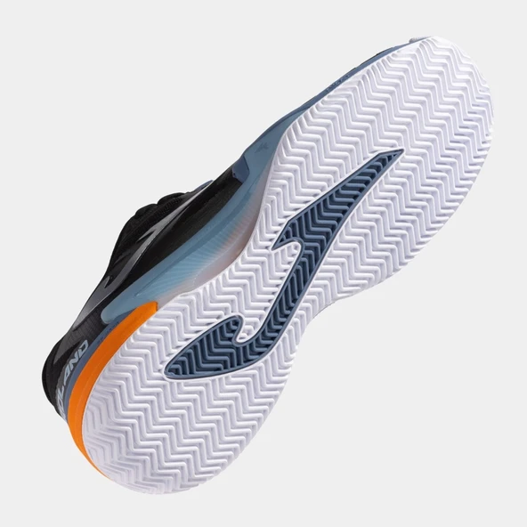 Joma Roland Erkek Siyah Toprak Kort Tenis Ayakkabısı TROLS2531C - Resim 5