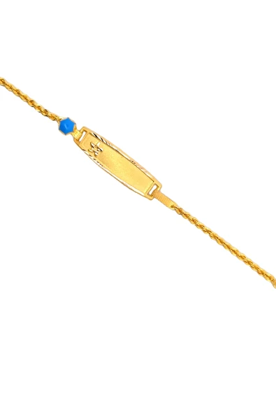 Cigold Taşlı Çocuk Bileklik 14 Ayar Altın 1.50 Gr OA-C11303029263 - 4
