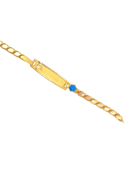 Cigold Taşlı Çocuk Bileklik 14 Ayar Altın 1.83 Gr OA-C11303029265 - 3