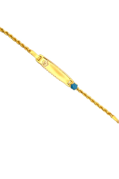 Cigold Taşlı Çocuk Bileklik 14 Ayar Altın 1.85 Gr OA-C11203029268 - 3
