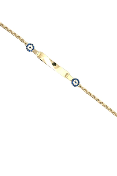 Cigold Taşlı Çocuk Bileklik 14 Ayar Altın 2.54 Gr OA-C11403029270 - 3