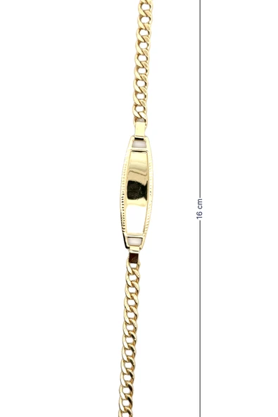 Cigold Taşsız Çocuk Bileklik 14 Ayar Altın 3.89 Gr OA-C11603029271