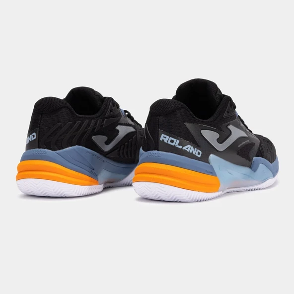 Joma Roland Erkek Siyah Toprak Kort Tenis Ayakkabısı TROLS2531C - Resim 3