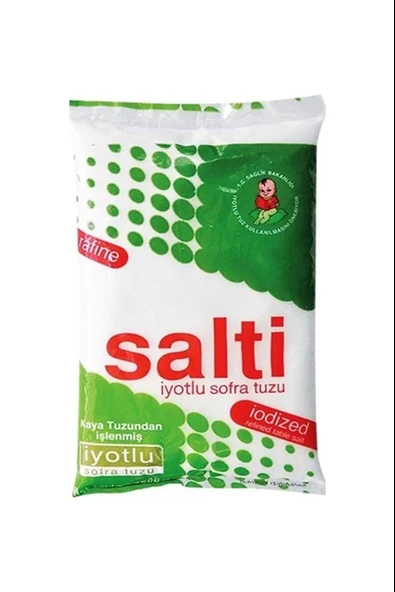 SaLti İyotlu Sofra Tuzu 3000 Gr