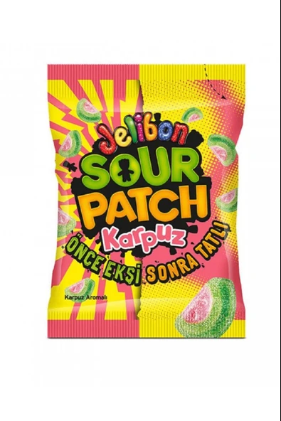 Kent Jelibon Sour Patch Kids Karpuz 40 Gr