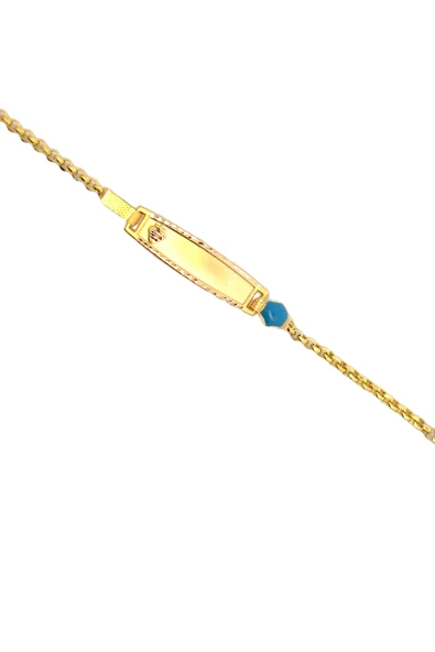 Cigold Taşlı Çocuk Bileklik 14 Ayar Altın 1.90 Gr OA-C11303029269 - 3